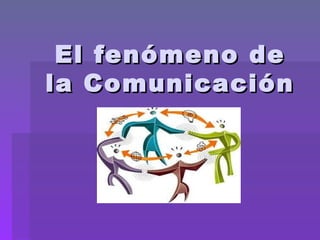 El fenómeno de la Comunicación 