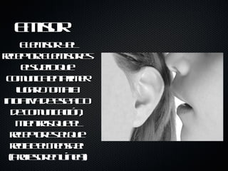 Emisor El emisor y el receptor. El emisor es el sujeto que comunica en primer lugar o toma la iniciativa de ese acto de comunicación, mientras que el receptor es el que recibe el mensaje.  (Profesor en Línea) 