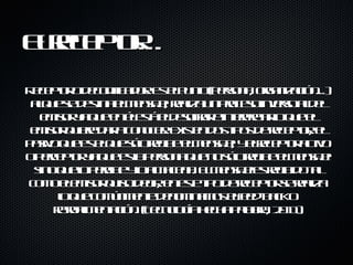 El receptor… Receptor o decodificador: Es el punto (persona, organización...) al que se destina el mensaje, realiza un proceso inverso al del emisor ya que en él está el descifrar e interpretar lo que el emisor quiere dar a conocer. Existen dos tipos de receptor, el pasivo que es el que sólo recibe el mensaje, y el receptor activo o perceptor ya que es la persona que no sólo recibe el mensaje sino que lo percibe y lo almacena. El mensaje es recibido tal como el emisor quiso decir, en este tipo de receptor se realiza lo que comúnmente denominamos el feed-back o retroalimentación.  (Tecnología hecha palabra, 2011) 