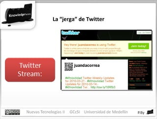 La “jerga” de Twitter 