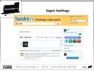 Seguir hashtags 