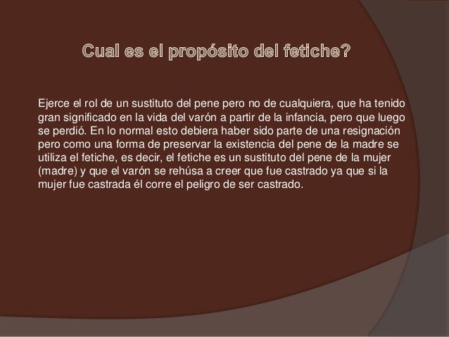 El fetichismo 2