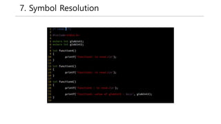 7. Symbol Resolution
 