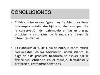 El fideicomiso, Generalidades