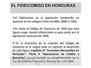 El fideicomiso, Generalidades