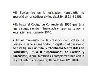 El fideicomiso, Generalidades