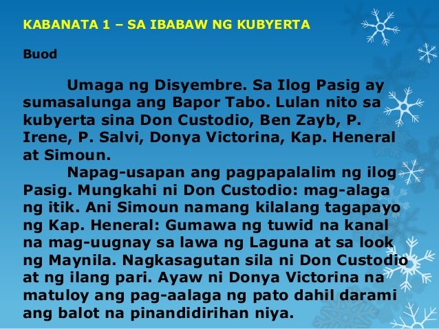 El Filibusterismo Buod Kabanata 1 And 2