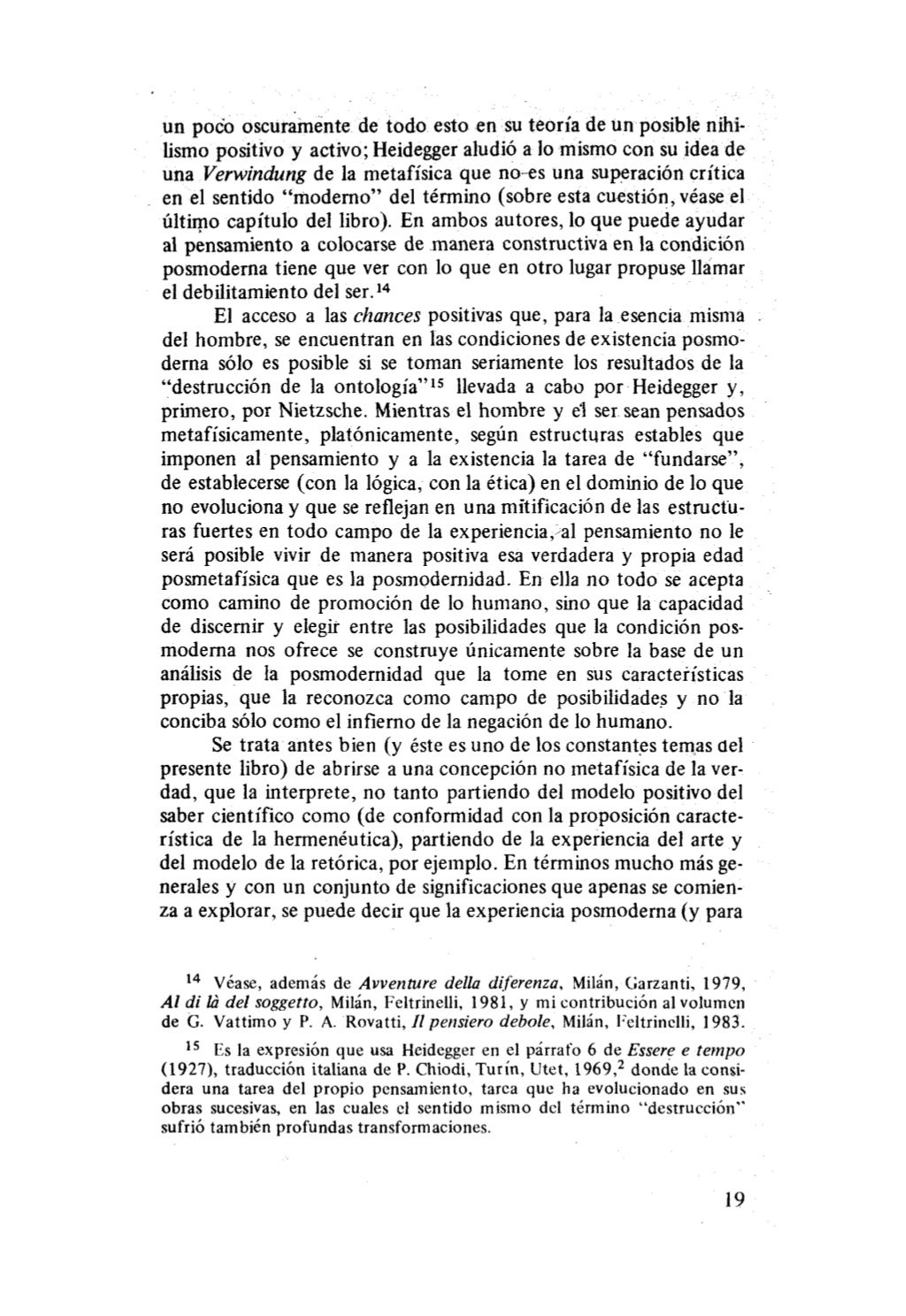 El fin de la modernidad vattimo gianni El fin de la modernidad vattimo gianni