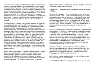 (de mano) en la parte trasera. (Risas) Yo pensé que realmente no es 
tan difícil, pero usted sabe que hay algo de interés en todo eso y lo 
reconozco ahora. Agradezco a Dios por la gracia que los redimidos 
de Mateo de la situación que he creado. El interés que había en ella 
era que yo quería tener hijos bueno para mi gloria. Yo quería que los 
demás a ver estos modelos de buen comportamiento. Yo no estaba 
realmente disciplinar a mi hijo por su propio bien, yo lo estaba 
disciplinando por causa de mí y eso es horrible! Eso es manifestar el 
amor propio a través de sus propios hijos. Eso es un abuso y, sin 
embargo yo estaba haciendo eso. Dios ha sido misericordioso 
conmigo. 
En nuestra oración y nuestro trato con Dios, el interés se teje en en 
tantos lugares. Cuando venimos a Él y le pedimos para satisfacer 
nuestras necesidades, con qué frecuencia lo hacemos sólo por su 
propio interés? Me resulta muy difícil a veces para escribir los 
correos electrónicos cuando regrese de un viaje a África, porque no 
quiero que suene como si fuera todo sobre mí, porque realmente no 
lo es! Me quedo en el temor y ver lo que Dios está haciendo y yo soy 
muy afortunada de tener ojos que pueden ver estas cosas cuando 
Dios está en el trabajo. Joe LaTour le dirá que Dios hace estas 
cosas a pesar de nosotros y no por nuestra culpa. No quiero, en 
cualquier momento, para que usted pueda pensar, "¡Wow! ! ¿No son 
esos maravilloso ministerio "Porque yo os digo que Dios nos está 
mostrando, creo que todos nosotros muy, muy claramente, que no 
se trata de nosotros, es la gracia, el poder, la bondad de Dios que 
está haciendo estas cosas . A veces pienso, "¿Cómo puedo escribir 
estos mensajes de correo electrónico?" Todo es acerca de Dios, no 
somos nosotros. 
Hemos tenido mucho interés y fomentar la autorregulación y el amor 
de sí mismo que ha venido a través de nuestra relación con el 
Señor. Lo hemos querido hacer las cosas para que podamos 
presumir de ellos. Queremos a nuestras iglesias a ser grande 
numéricamente para que podamos decir: "¡Mira! Mi comunidad tiene 
tanta gente en ellos. "" Mi iglesia ha crecido tanto! "Es horrible! 
Él quiere ser la cabeza y el capitán, la cabeza y el capitán, la cabeza 
y el capitán. Dice al final del versículo 11: 
Jueces 11:11 "... Jefté habló todas sus palabras delante de Jehová 
en Mizpa. 
Mizpa significa "atalaya". Fue mencionada por primera vez en las 
Escrituras cuando Jacob y Labán eran de despedida para la última 
vez. Pusieron un montón de piedras ahí y creo que fue Jacob quien 
llamó al lugar Mizpa y Labán lo llamó Galaad. Mizpa significa torre 
de vigilancia y lo que dijo cuando se separaron fue, "El reloj Señor 
entre tú y yo." El Señor está buscando. El Señor está buscando. Se 
trazó una línea y dijeron: "No vamos a cruzar esta línea en la ira. Si 
se cruza esta línea, que siempre va a estar en paz. Dios está 
mirando. " 
Dios está mirando! ¿Sabe usted cómo vamos a ser juzgados? Usted 
entiende esto? Es conforme a nuestras obras. Toda palabra ociosa 
que los hombres han hablado, van a dar cuenta en el Día del Juicio. 
¿Tiene que enviar una especie de escalofrío a través de ti? Las 
cosas que se hacen en secreto va a ser gritó a los cuatro vientos. 
Dios está mirando! Cada vez que te pones de rodillas, tal vez cada 
vez que haga un contrato en su corazón y dices: "Dios mío, yo doy 
mi vida para ti." Dios está mirando! Está esperando que el 
rendimiento de lo que decimos que vamos a hacer. No hay nada 
fuera del registro cuando se trata de Dios. 
Hablamos con ellos y decimos: "Esto es off the record." Voy a 
hermano George y yo le digo: "Hermano George, quiero decir esto 
con usted, pero no se lo digas a nadie." No hay nada fuera de la 
registro con Dios. Es todo lo que hay. Y cada vez que he dicho, 
"Jesús, para ser Señor", es en el expediente. 
Jefté entonces entra en algunas relaciones aquí con los amonitas. 
Se comunicaba con los hijos de Amón. 
Jueces 11:12 "Y Jefté envió mensajeros al rey de los hijos de Amón, 
 