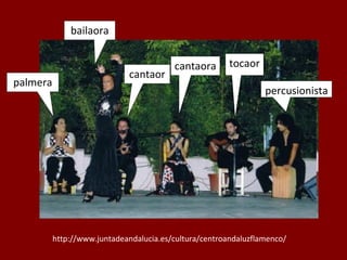 percusionista tocaor cantaora cantaor palmera bailaora http://www.juntadeandalucia.es/cultura/centroandaluzflamenco/ 