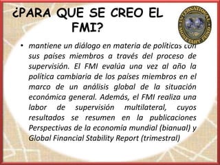 El fmi | PPTX