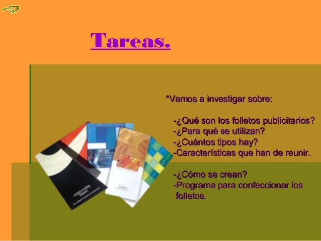 un folleto