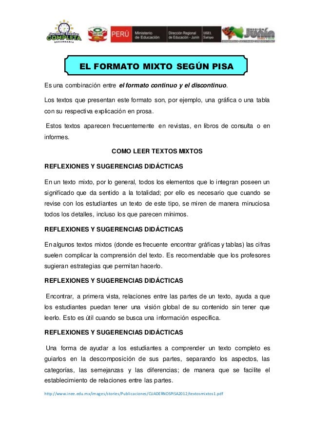 El formato mixto