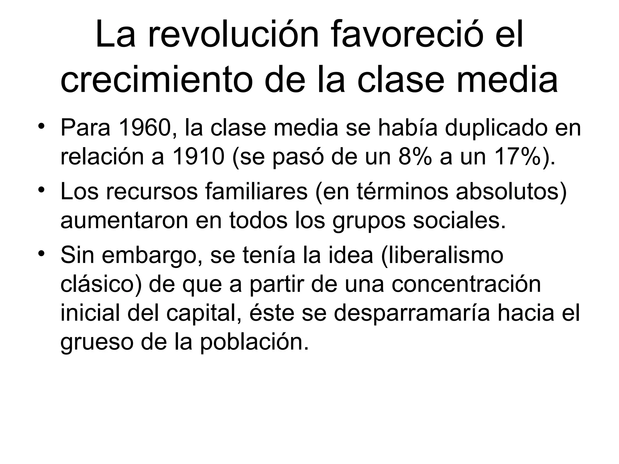 El fortalecimiento de la clase media en México | PPT