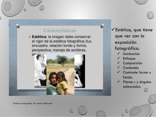 Resultado de imagen para QUÃ‰ ES LA ESTÃ‰TICA EN EL FOTOREPORTAJE