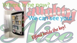 Where is he now?
We can see you!
 