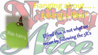 Hanging about….
taking a Risk!
 