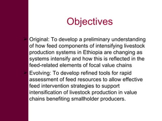 Ethiopian Livestock Feed Project – approaches, tools, results