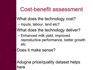 Ethiopian Livestock Feed Project – approaches, tools, results