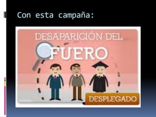 Con esta campaña:
 