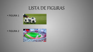 LISTA DE FIGURAS
• FIGURA 1
• FIGURA 2
 