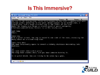 Is This Immersive? 