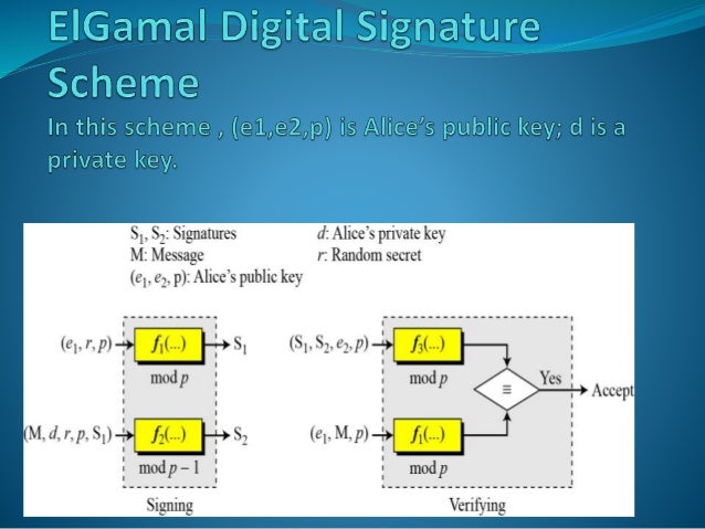 Elgamal & schnorr digital signature scheme copy