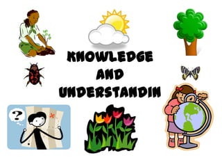 Knowledge
and
Understandin
g
of the
World
 