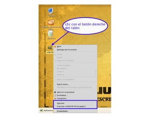 El gestor de archivos nautilus