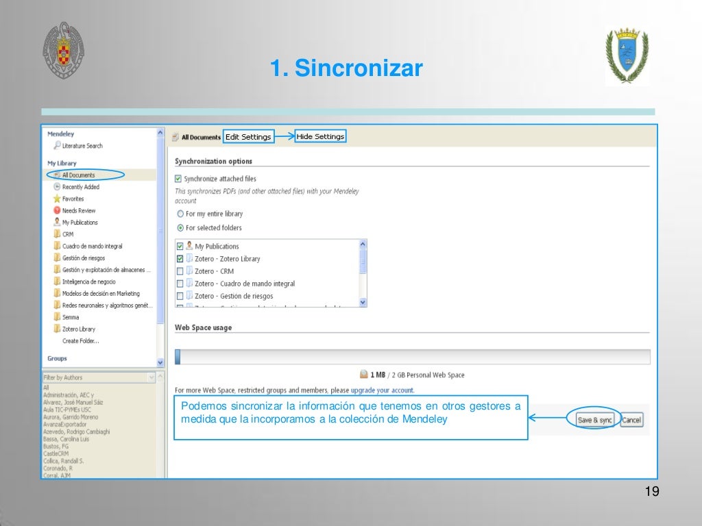 El gestor de referencias Mendeley