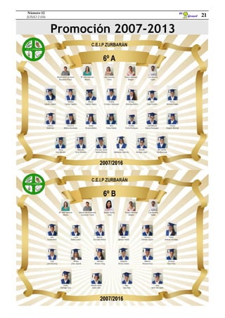 Promoción 2007-2013
Girasol
El
21
Número 12
JUNIO 2.016
 
