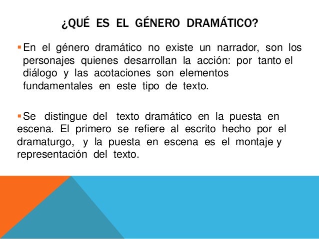 El género dramático en el siglo de oro