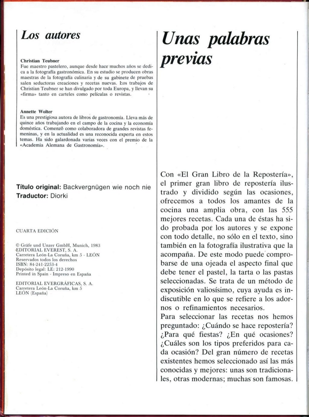 El gran libro de la reposteria everest