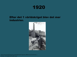                   1920      Efter det 1 världskriget blev det mer                              industrier.http://www.dunkerskulturhus.se/ImageVault/Images/id_4866/conversionFormat_18/scope_12/ImageVaultHandler.aspx