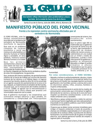 Boletín El Grillo, julio 2009