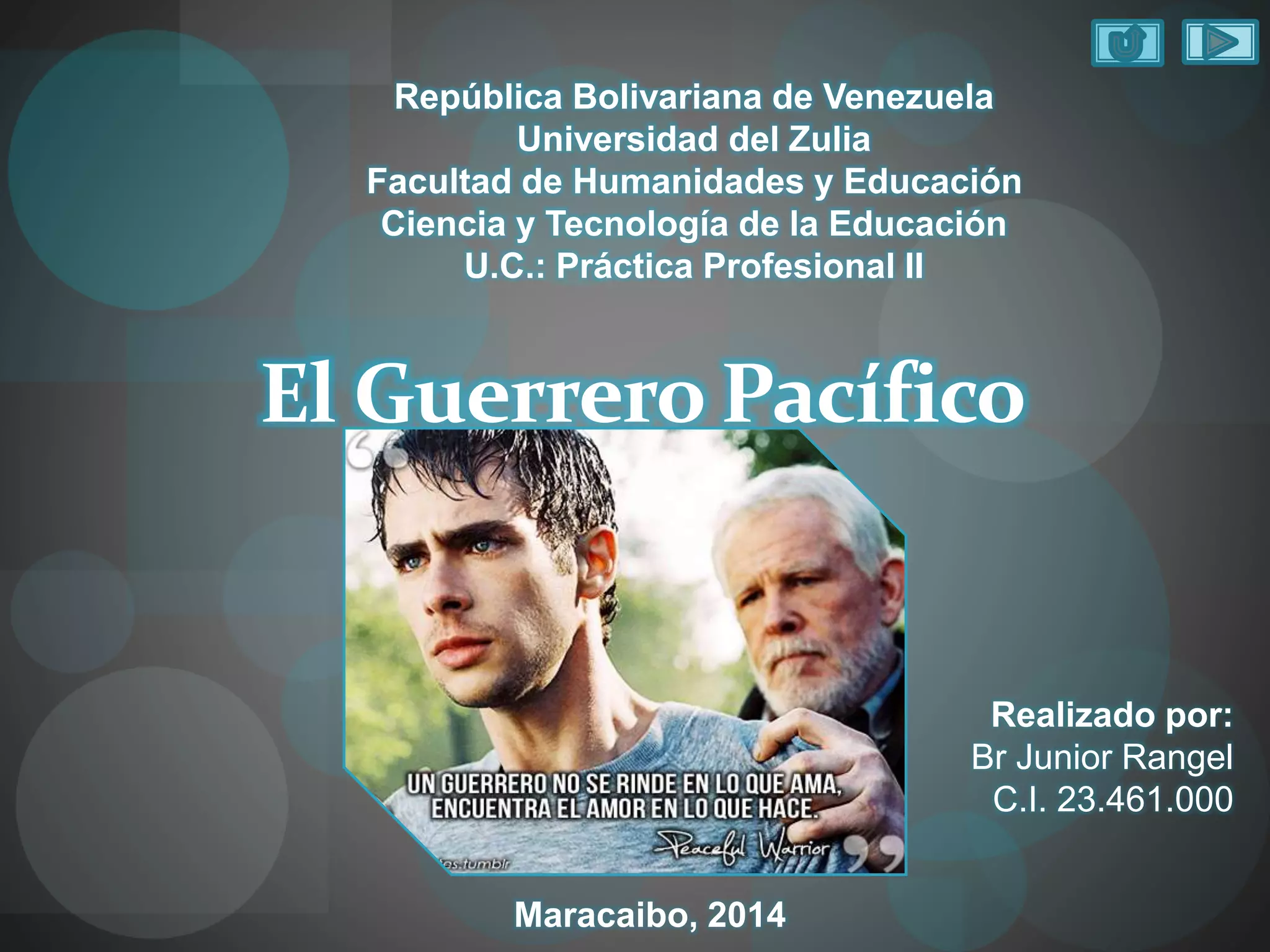 El guerrero pacifico | PPSX | Science Fiction | Genres