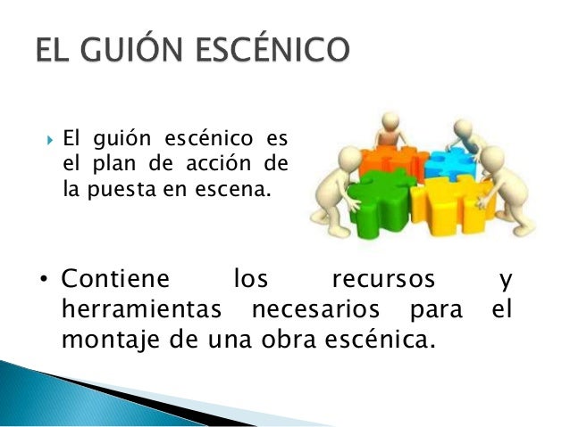 El guión escénico escolar