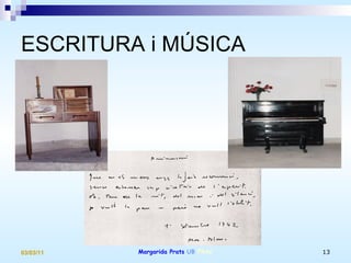 ESCRITURA i MÚSICA 