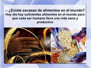 El hambre y la pobreza en el mundo 2 | PPTX