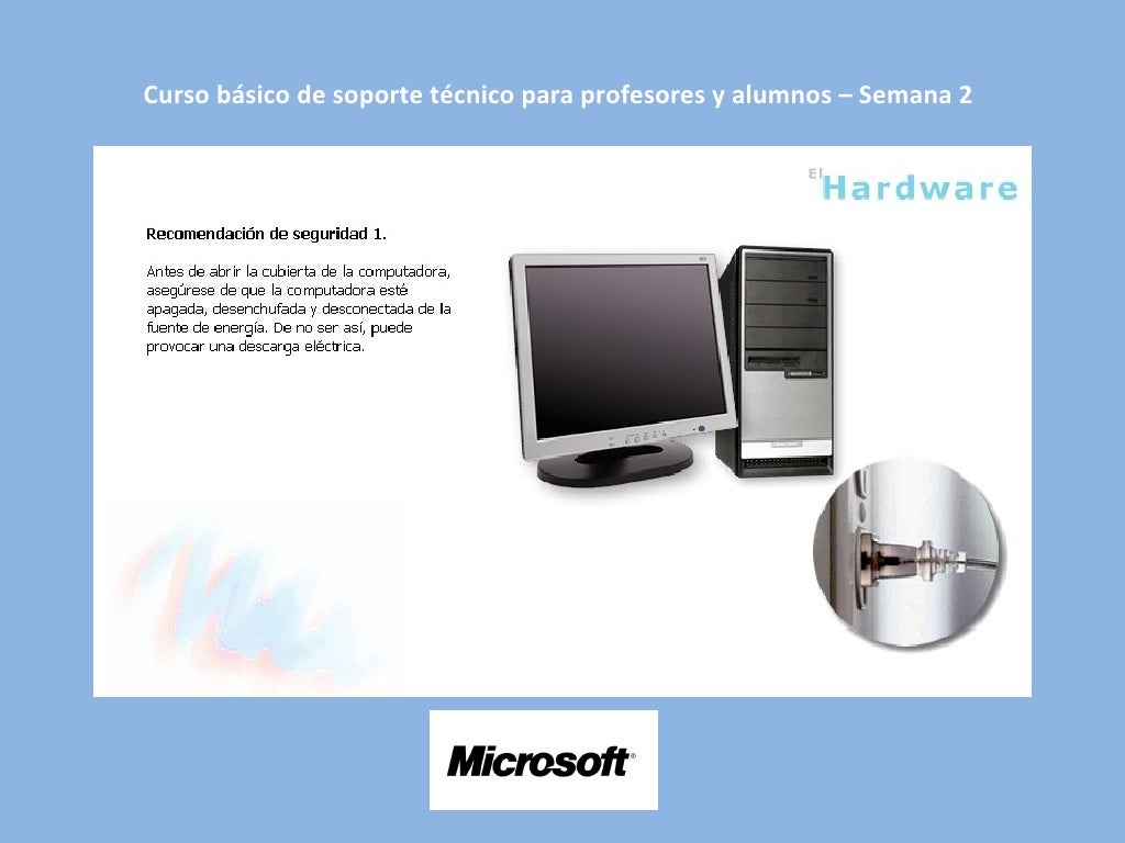 El hardware Instalación de Windows XP