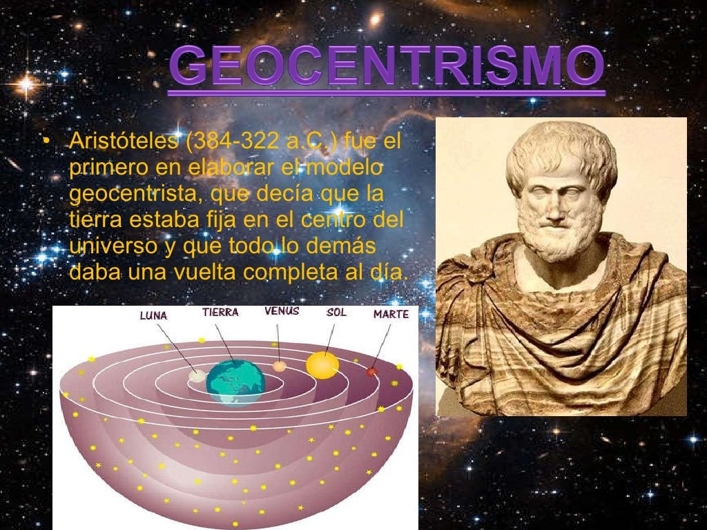 El heliocentrismo y el geocentrismo