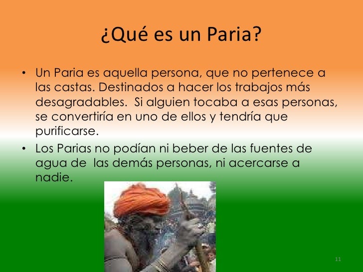 Parias Example Que Son Las Parias _ Peuples et communautés de parias chez Max Weber et ...