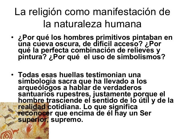 El hombre ser religioso