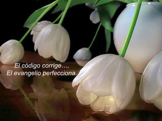 El código corrige…. El evangelio perfecciona. 