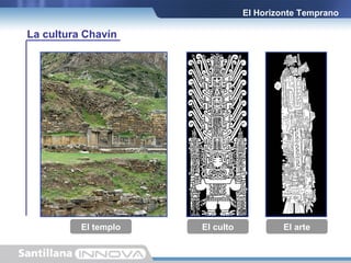 El Horizonte Temprano

La cultura Chavín

El templo

El culto

El arte

 