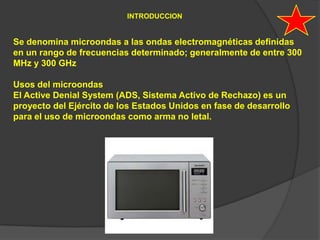 El horno de microondas