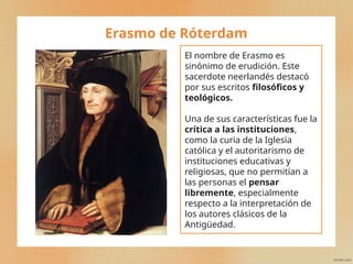 El Humanismo: Orígenes, Principios y Principales Exponentes del ...