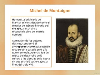 El Humanismo: Orígenes, Principios y Principales Exponentes del ...