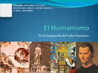 El humanismo 3 sec
