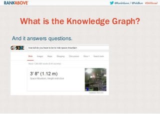 What is the Knowledge Graph?
And it answers questions.

 